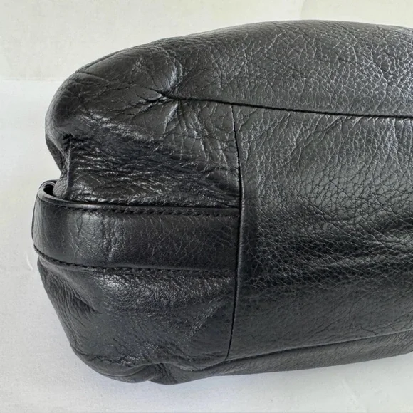 Coach G1271- 21225 Madison Maggie Black Leather Hobo Shoulder Tote Bag Supple - Picture 7 of 13